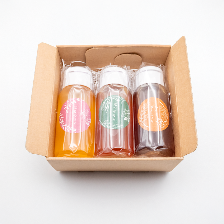 【季節・数量限定】110gボトル3本入り ホリデーギフトBOX